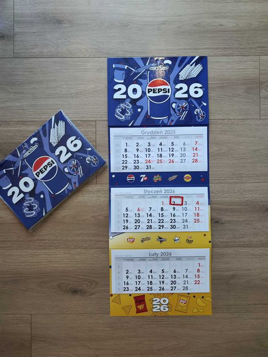 Kalendarz trójdzielny 2026