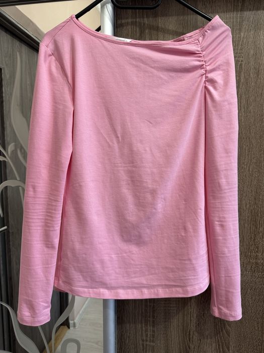 Лонгслів ніжно-рожевий Casualtrend, розмір S, новий стан