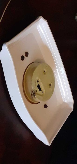 Zegar stary porcelanowy Diehl ścienny