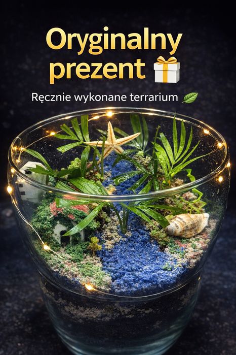 Las w słoiku,  prezenty na święta,  dekoracje rośliny