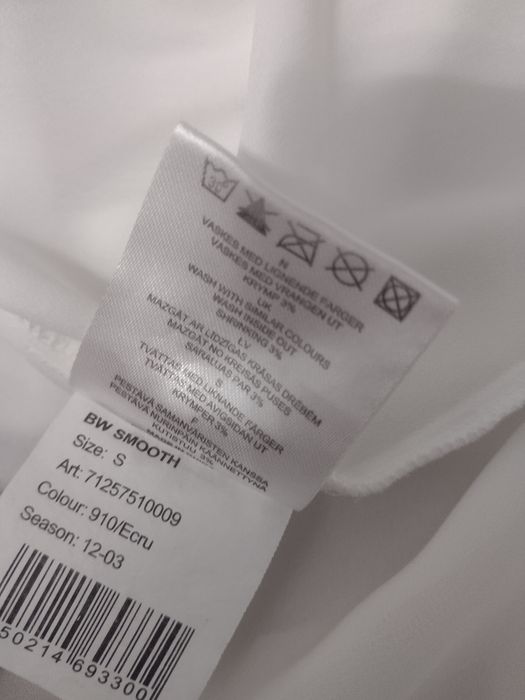 Biała koszula damska długi rękaw lekki zwiewny materiał