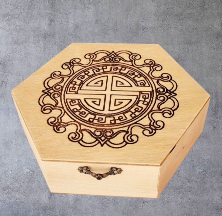 Szkatułka Miraculum Pudełko drewniane Biedronka I Czarny Kot Nowa Kwam