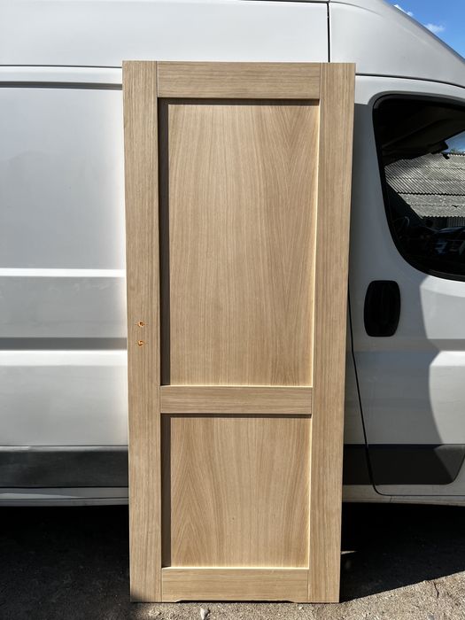 Drzwi drewniane bezprzylgowe dębowe, futryny regulowane KAŻDY WYMIAR