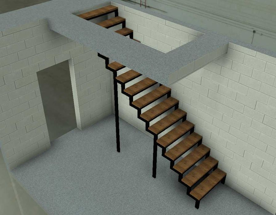 Конструирование основ лестниц