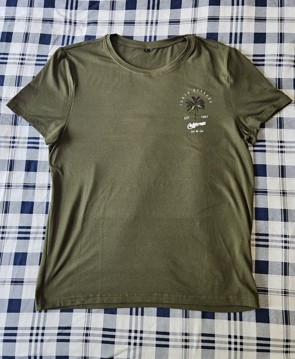 T-shirt oversized verde militar
