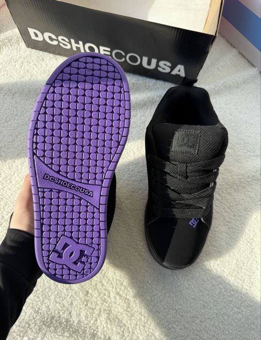 DC Shoes Court Graffik Black Purple