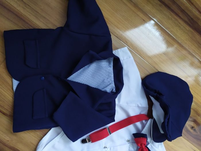 ubranko do chrztu 68 buciki dla chłopca