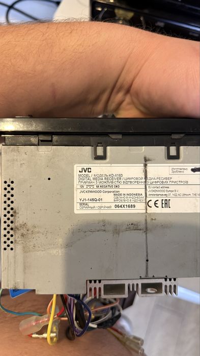 Автомагнитафон JVC kf-x50bt/kd-x163