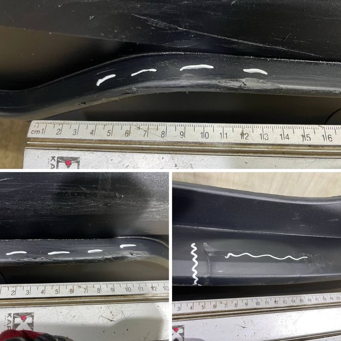 Бампер задний Tesla Model Y Juniper / 2024 2025 2026 г. / Спойлер юбка