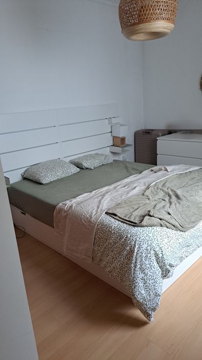 Cama de Casal NORDLI 160×200 cm