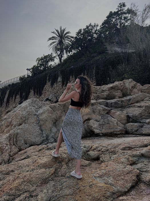 Спідниця принт зебра