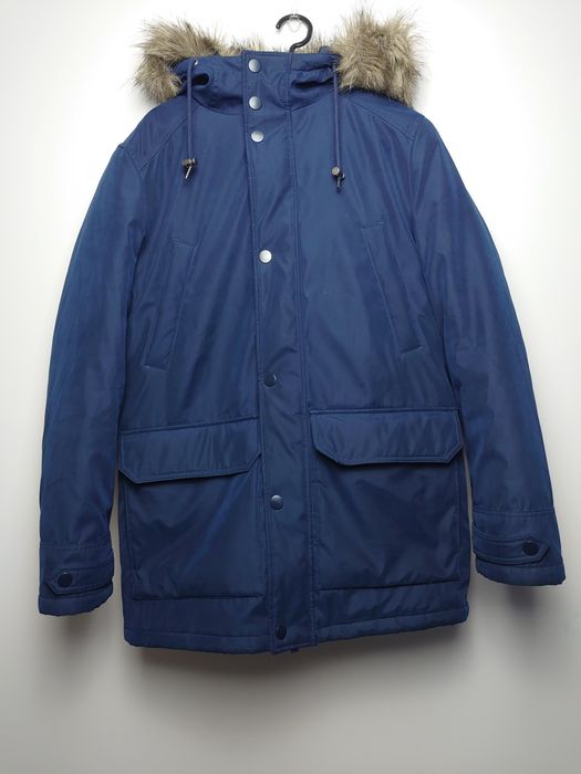 Granatowa kurtka/płaszcz MR.F