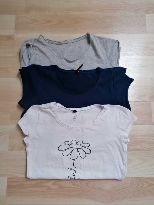 Megapaka damskich ubrań i dodatków, około 100 sztuk, paczka XS/S