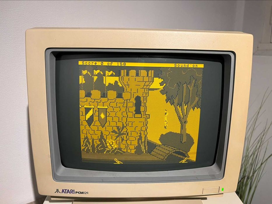 komputer Atari ABC 286/30 kompletny z klawiaturą i monitorem Atari PCM124