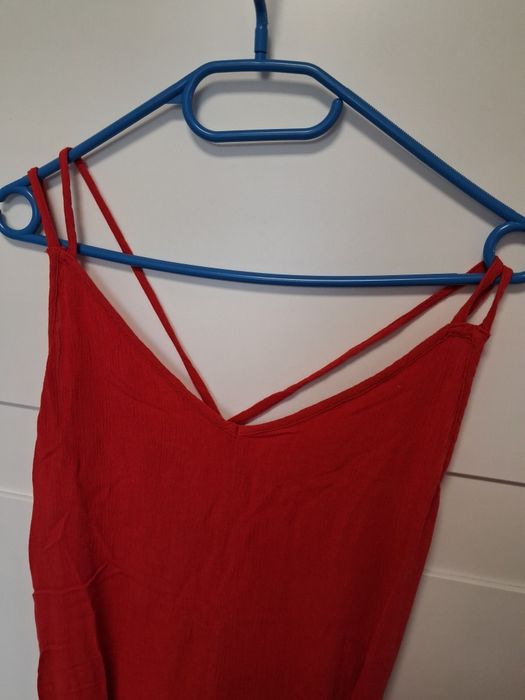 H&M kombinezon letni czerwony XL L