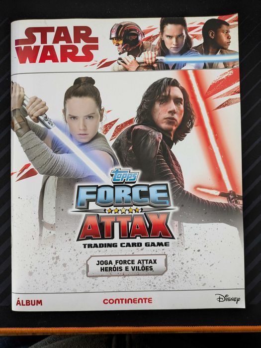Vendo Caderneta STAR WARS - Force Attax - COMPLETA