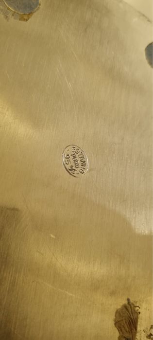 Terrina e prato em estanho puro ( 95 %)