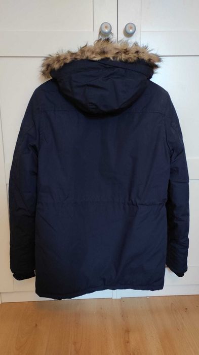 Kurtka zimowa granatowa S jak nowa