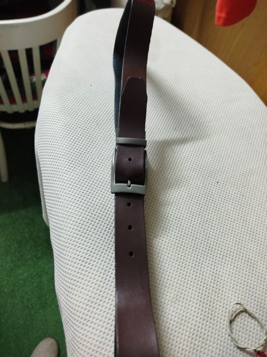 Pasek skórzany męski