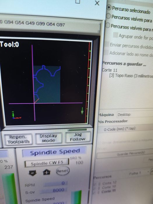 CNC router nova  área útil 2000 x1300