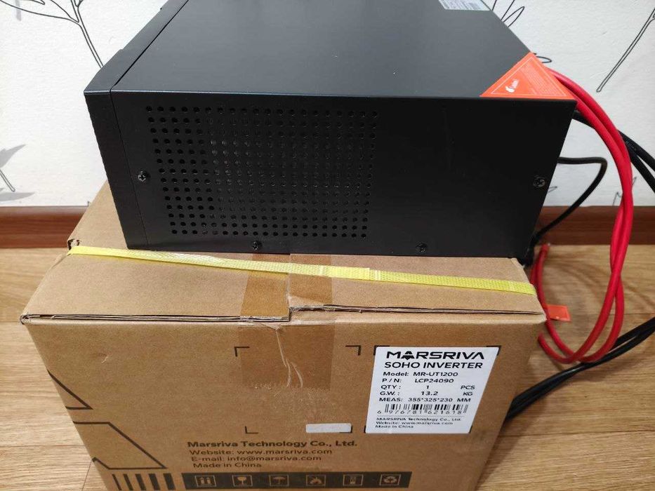 SOHO-Инвертор/UPS/ИБП Marsriva MR-UT1200 1000Вт/1200ВА 12В LiFePo4