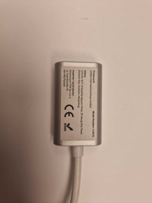 UNITEK Y-247A – zewnętrzna karta dźwiękowa USB (2× jack 3,5 mm)