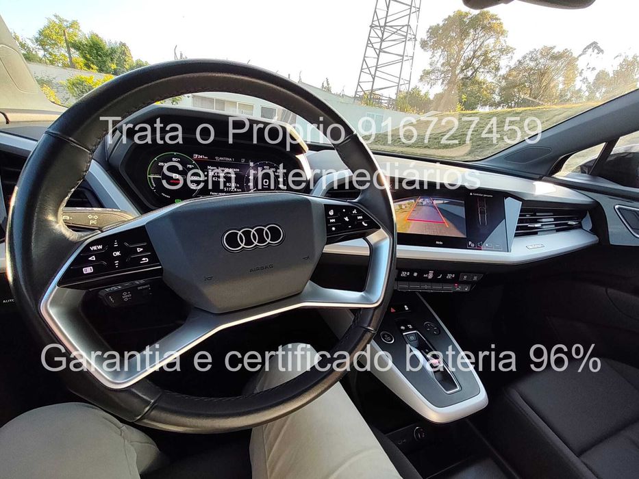 Audi Q4 sporback 40 (82kwh) certificado bateria 96% garantia