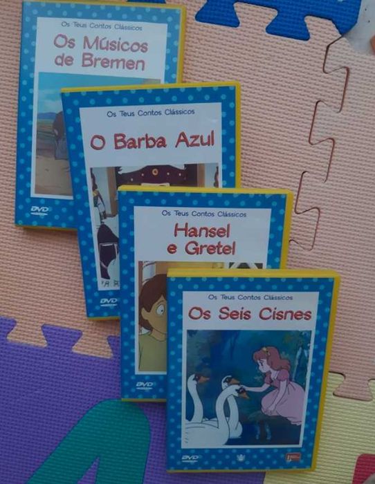 4 DVD's "Os teus contos clássicos"