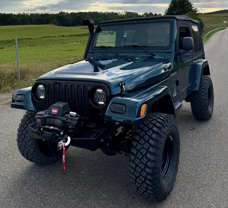 Jeep Wrangler TJ 2.5 TURBO- Blokady- Warn- OFFROAD- Zmota-