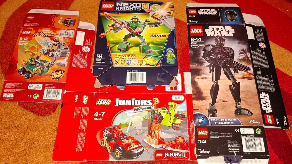 Lego Instrukcje pudełka po 1zł