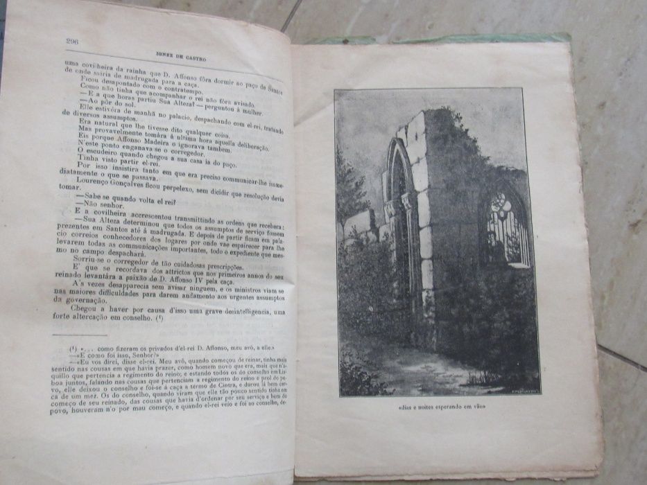 Ignez de Castro; romance historico. Illus. de Augusto Pina e V. de Fo