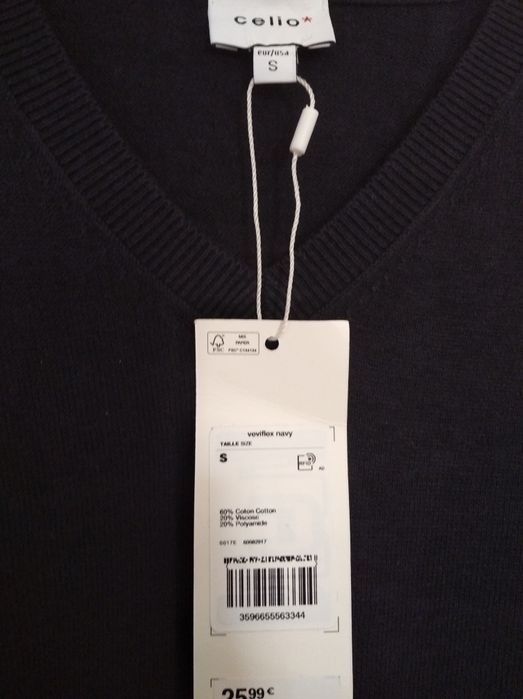 Pullover azul escuro Celio tamanho S