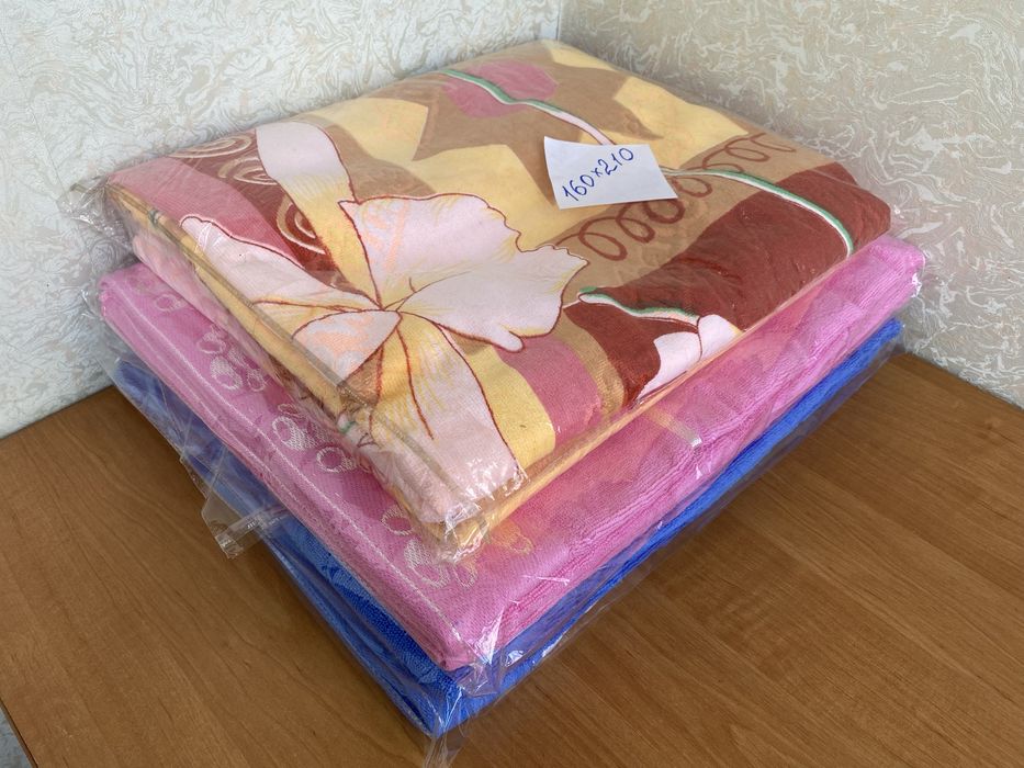 Махровая простынь Хлопок, покрывало, плед, пододеяльник