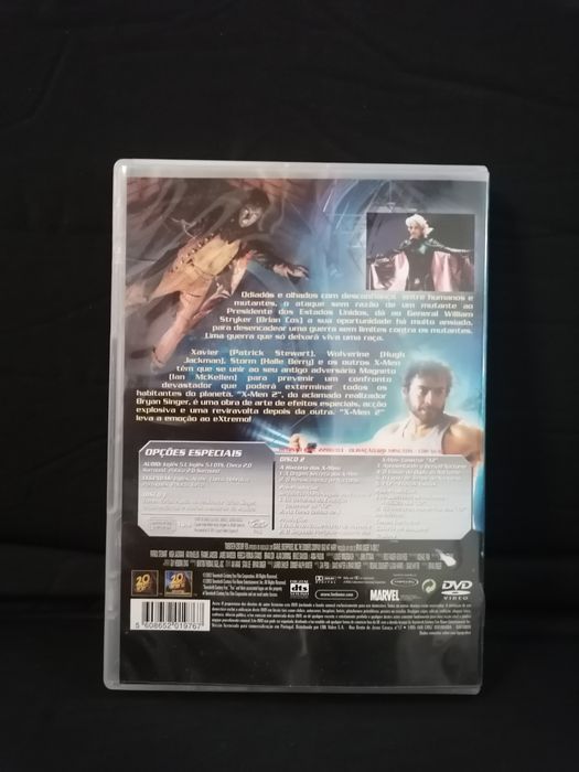 Caixa Edição de 2 dvds do grupo de heróis da Marvel Comics