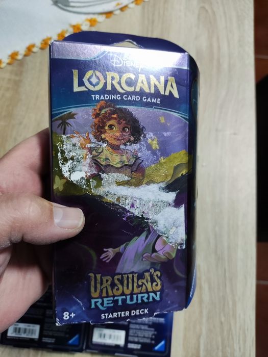3 Starter decks Lorcana novos selados