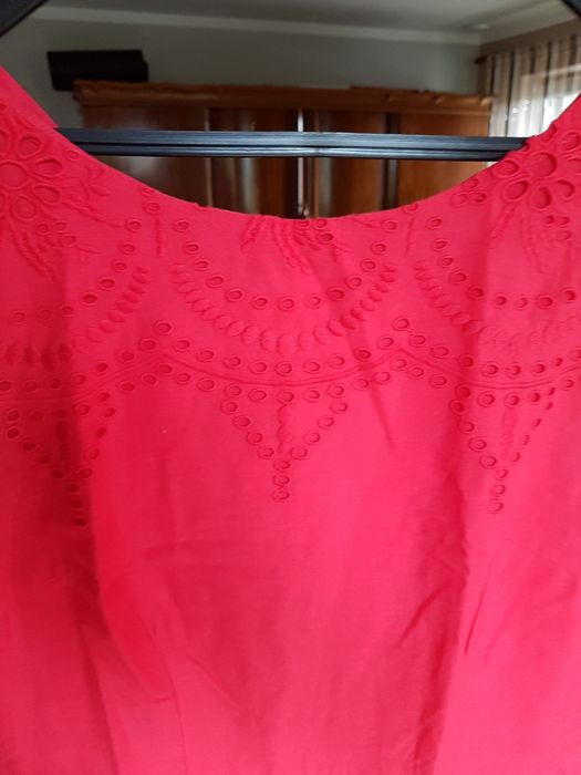 Sukienka KappAhl czerwona bawełna 38