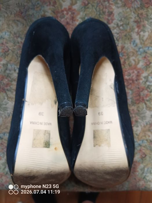 Czarne szpilki TopShop