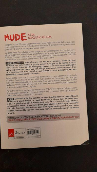 Livro MUDE A Sua Revolucao Pessoal Capa Mole