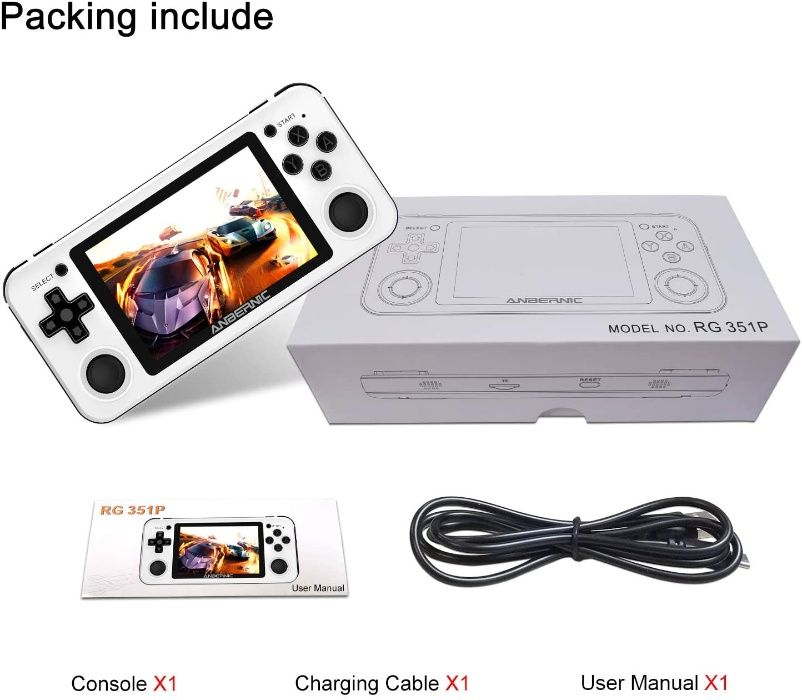 Портативная  консоль Anbernic RG351P ( PSP, DC,SP1,GBA и др) 64 гб
