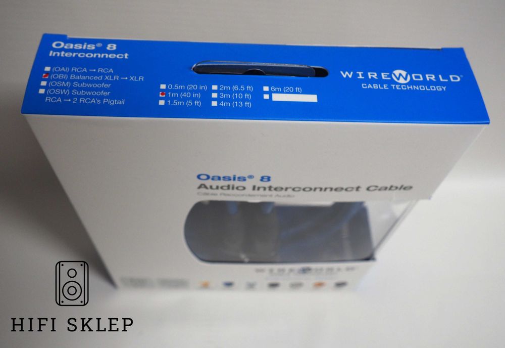 Wireworld OASIS 8 XLR - 1M -Wyprzedaż !!!