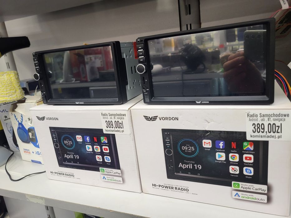 Radio samochodowe Vordon ANDROID GPS NAWIGACJA Komis Madej Gorlice