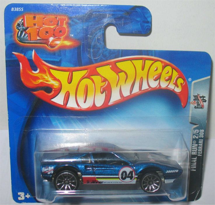 Hot Wheels - Ferrari 308 - Final Run (cartela curta - 2004)