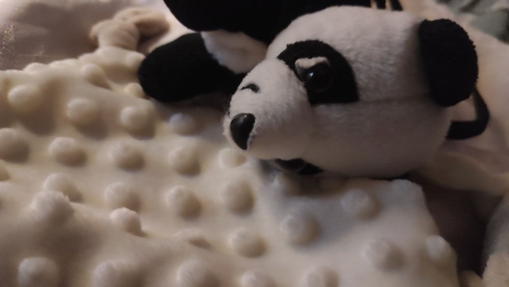 Bolsa panda e urso pano turco