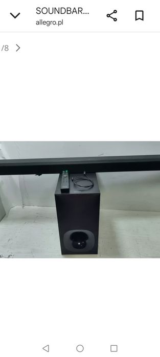 Soundbar sony SA-CT180