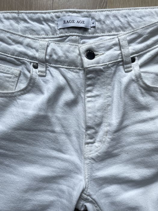 Białe jeansy Rage Age rozmia M nowe