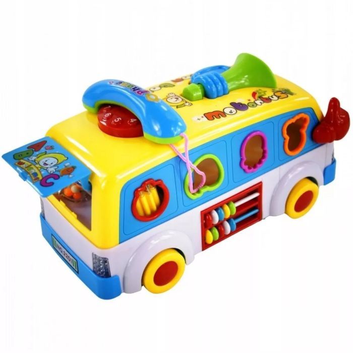 Interaktywny Autobusik Z Telefonem Klocki 2201Ż
