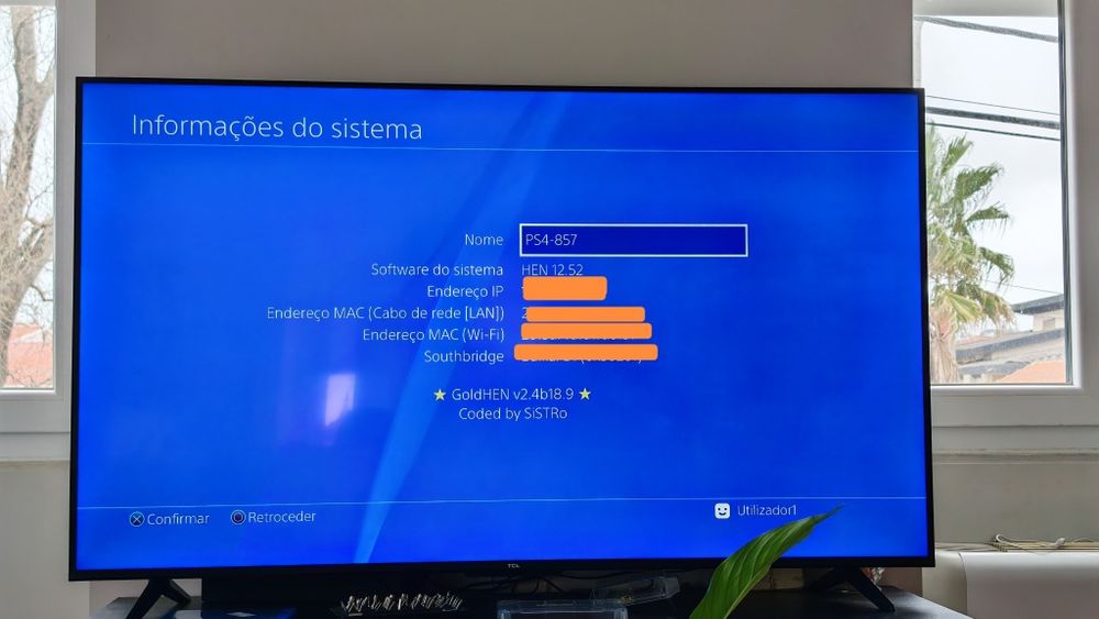 PS4 Desbloqueado 12.52 Hen - 1 Comando  + Acessórios