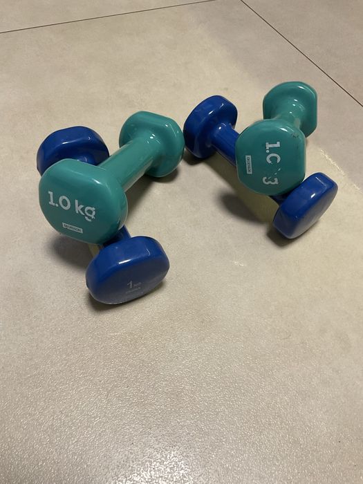 Hantle, ciężarki do fitness 4 x 1 kg