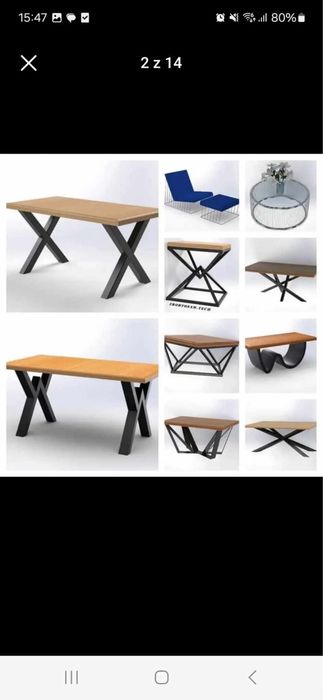 Schody, stoły, stoliki, Loft