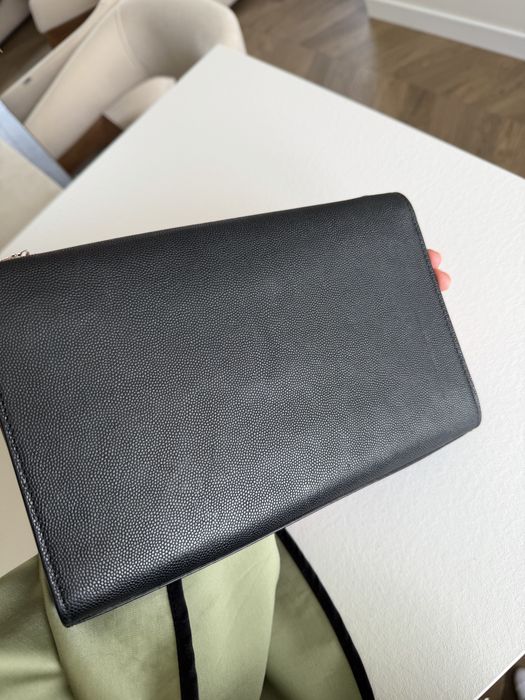 Шкіряний клатч YSL Kate